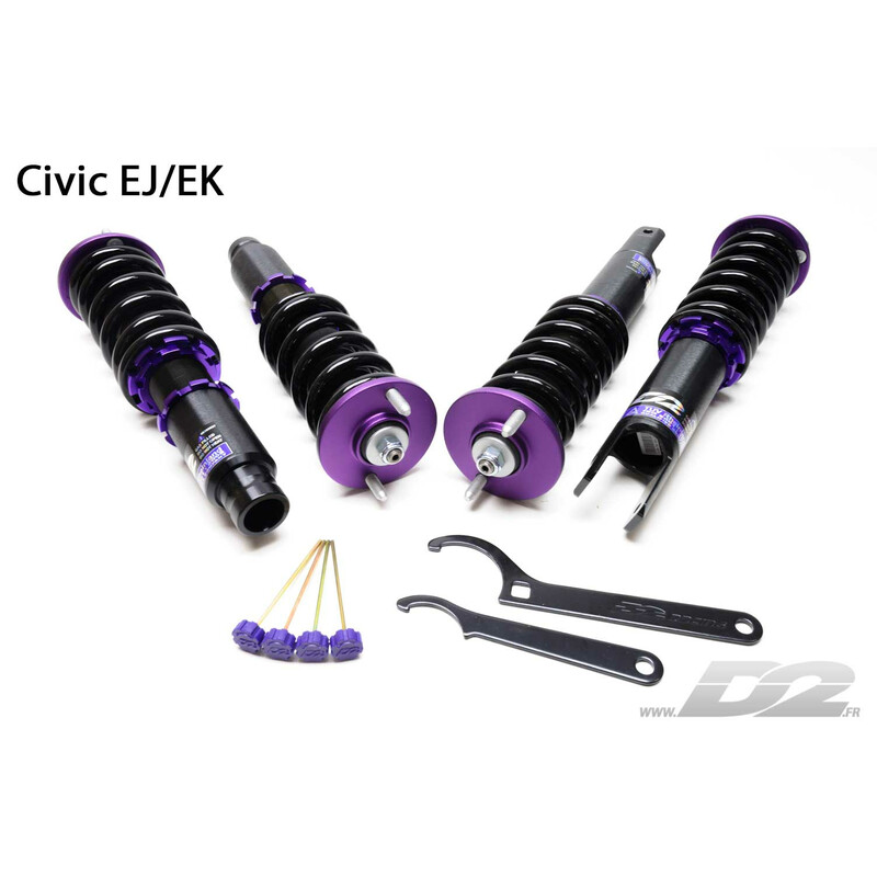 D2 Street Coilovers para Honda Civic EK (96-00)